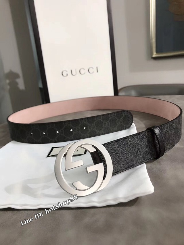 Gucci經典皮帶 古奇雙G腰帶  jjp1859